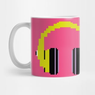 8-Bit Headphones Mug